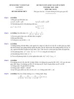 Đề tuyển sinh lớp 10 THPT năm 2019 2020 môn toán sở GD đt lai châu 