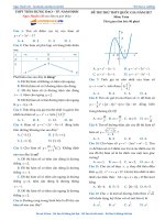 Đề thi thử THPT quốc gia 2017 môn toán trường THPT trần hưng đạo nam định 