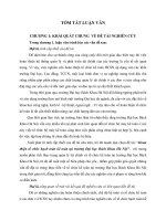 Tóm tắt Luận văn Thạc sĩ Kế toán: Hoàn thiện tổ chức hạch toán kế toán tại trường Đại học Bách Khoa Hà Nội