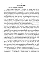 Tóm tắt Luận án tiến sĩ Kinh tế: Nghiên cứu các nhân tố ảnh hưởng đến việc triển khai thành công giải pháp quản trị quan hệ khách hàng điện tử tại các ngân hàng thương mại Việt Nam