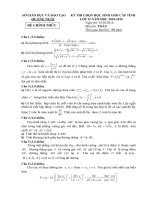 Đề thi chọn học sinh giỏi cấp tỉnh toán 12 năm 2018 2019 sở GD và đt quảng ngãi 