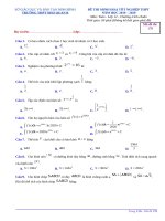 THPT nho quan b   đề thi thử tốt nghiệp THPT 2019 2020 