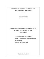 Chứng thực của ủy ban nhân dân cấp xã từ thực tiễn huyện chư pưh, tỉnh gia lai