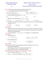 10 đề thi chất lượng giữa học kỳ 2 toán 8 