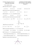 Đề kiểm tra tập trung đại số 10 chương 2 trường trần văn quan bà rịa vũng tàu 