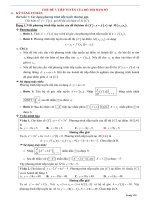 Tóm tắt lý thuyết và bài tập trắc nghiệm tiếp tuyến của đồ thị hàm số 