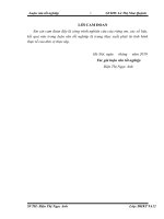 Khóa luận tốt nghiệp - Kế toán Xác định kết quả kinh doanh tại Công ty TNHH Anh Khiêm