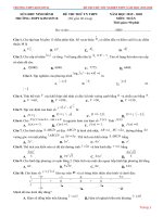 THPT kim sơn b   de thi thu tot nghiep THPT 2019   2020 