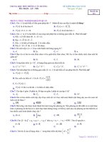 Đề kiểm tra 1 tiết đại số và giải tích 11 chương 2 trường cây dương kiên giang 