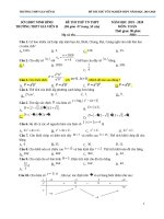 THPT gia viễn b   đề thi thử tốt nghiệp THPT 2019   2020 