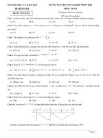 Bộ đề ôn tập thi tốt nghiệp THPT 2020 môn toán sở GDĐT bình phước đề  (1) 