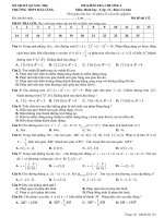 Đề kiểm tra chương 1 hình học 11 cơ bản trường THPT hải lăng quảng trị 