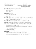 Đề thi học sinh giỏi môn toán 8 trường THCS bãi sậy hưng yên 