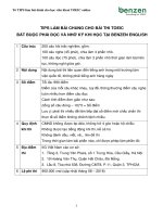 TIPS LÀM BÀI CHUNG CHO BÀI THI TOEIC BẮT BUỘC PHẢI ĐỌC VÀ NHỚ KỸ KHI HỌC TẠI BENZEN ENGLISH