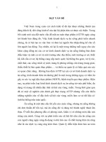 Điều kiện đảm bảo an toàn thực phẩm và công tác quản lý các cơ sở kinh doanh dịch vụ ăn uống tại thành phố điện biên phủ  năm 2014 