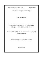 Chức năng giám sát của ủy ban tư pháp của quốc hội việt nam hiện nay tt 