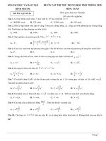 Bộ đề ôn tập thi tốt nghiệp THPT 2020 môn toán sở GDĐT bình phước đề  (4) 