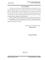 Nghiên cứu mối quan hệ giữa thành phần khoáng vật và thành phần độ hạt với các tính chất môi trường đất tại xã đại thịnh, huyện mê linh, hà nội 