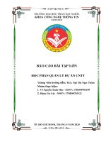 QLDA  XÂY DỰNG PHẦN MỀM QUẢN LÝ KHÁCH SẠN (Kèm file project)