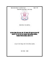 SỰ hài LÒNG của CHA, mẹ  về CUNG cấp DỊCH vụ CHO TRẺ KHUYẾT tật TRÍ TUỆ tại TRUNG tâm HƯỚNG DƯƠNG, THÀNH PHỐ đà NẴNG, năm 2019 
