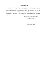 Đánh giá hiệu quả kinh tế dự án cung cấp nước sạch tại xã nghĩa sơn, huyện nghĩa hưng, tỉnh nam định 