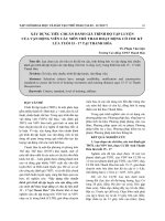 Xây dựng tiêu chuẩn đánh giá trình độ tập luyện của vận động viên các môn thể thao hoạt động có chu kỳ lứa tuổi 15-17 tại Thanh Hóa