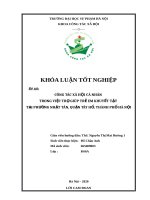 CÔNG tác xã hội cá NHÂN TRONG VIỆC TRỢ GIÚP TRẺ EM KHUYẾT tật tại PHƯỜNG NHẬT tân, QUẬN tây hồ, THÀNH PHỐ hà nội 