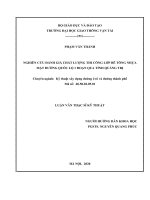 Nghiên cứu đánh giá chất lượng thi công lớp bê tông nhựa mặt đường Quốc lộ 1 đoạn qua tỉnh Quảng Trị