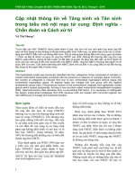 Cập nhật thông tin về Tăng sinh và Tân sinh trong biểu mô nội mạc tử cung: Định nghĩa - Chẩn đoán và Cách xử trí