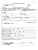 Mẫu phiếu Yêu cầu phát hành thư tín dụng