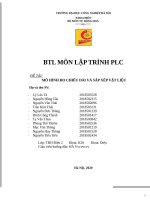 MÔ HÌNH ĐO CHIỂU DÀI VÀ SẮP XẾP VẬT LIỆU