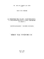 Tóm tắt Luận văn Thạc sĩ Ngân hàng: Giải pháp phát triển dịch vụ ngân hàng bán lẻ tại Ngân hàng Đầu tư và Phát triển Việt Nam – Chi nhánh Bắc Hà Nội