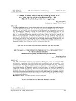 Giáo dục kĩ năng sống cho học sinh qua nội dung dạy học trong sách giáo khoa Tiếng Việt 1 (Bộ sách Vì sự bình đẳng và dân chủ trong giáo dục)