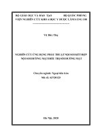 Nghiên cứu ứng dụng phẫu thuật nội soi kết hợp nội soi đường mật điều trị sỏi đường mật tt 