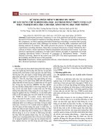 Sử dụng phần mềm “Chemist by thix” để xây dựng thí nghiệm hóa học ảo nhằm phát triển năng lực thực nghiệm hóa học cho học sinh trung học phổ thông