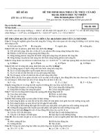 Đề thi thử vật lý 2019 chuẩn cấu trúc của bộ   đề số 03 (đề cơ bản) 