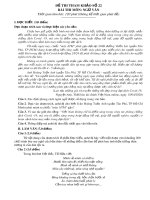 Đề thi tham khảo tốt nghiệp THPT môn Ngữ văn năm 2020 - Đề số 22