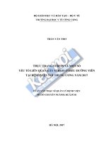 Thực trạng stress và một số yếu tố liên quan gây stress ở điều dưỡng viên tại bệnh viện nhi trung ương năm 2017 