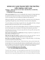 đánh giá cạnh tranh trên thị trường viễn thông việt nam 