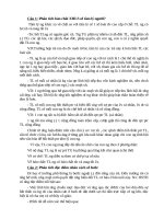 Đáp án ôn thi môn TÂM LÝ HỌC