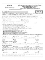 Đề thi thử vật lý 2019 chuẩn cấu trúc của bộ   đề số 01 (đề cơ bản) 