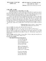 Đề thi HK1 môn Ngữ văn lớp 12 năm 2019-2020 - Sở GD&ĐT Quảng Nam