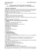 Giao an hoat dong ngoai gio lop 8 nam hoc 2020