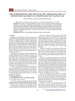 Một số biện pháp dạy học môn Toán lớp 3 theo hướng tiếp cận phương thức dạy học ở các trường song ngữ tại Việt Nam