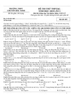 26  chuyên bắc ninh   lần 3   2019 