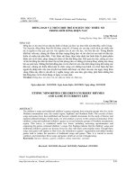 Đồng dao và trò chơi trẻ em dân tộc thiểu số trong đời sống hiện nay