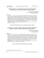 Di tích lịch sử - văn hóa Thái Nguyên với việc dạy học lịch sử dân tộc ở trường trung học phổ thông