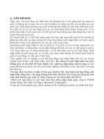 tiểu luận giao dịch thương mại quốc tế phân tích hợp đồng và việc thực hiện hợp đồng nhập khẩu giữa công ty TNHH trung dũng, việt nam và công ty shenzhen, trung quốc