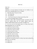 Từ các yếu tố cấu thành công tác tư tưởng, liên hệ với thực tiễn để làm rõ vai trò của mỗi yếu tố đó trong công tác phòng chống dịch Covid-19 ở Việt Nam hiện nay
