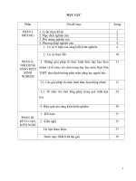 Phát triển năng lực người học qua hình thức tổ chức dạy học theo nhóm và tổ chức trò chơi trong dạy học ngữ văn THPT 